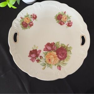 💜 Floral Porcelain Serving Platter